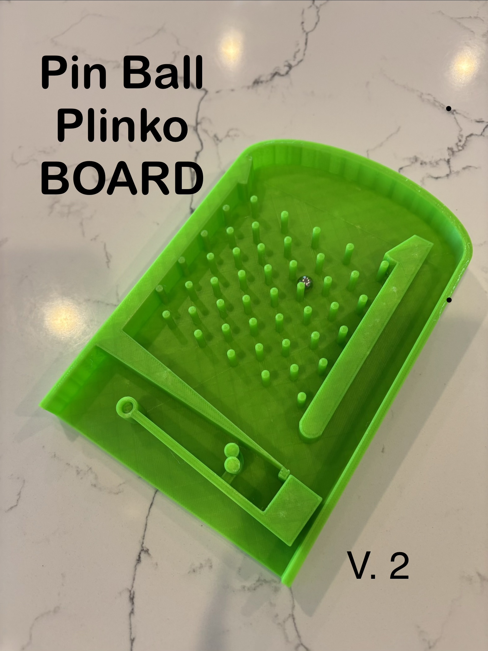 PLINKO BOARD Pin Ball Marble RUN