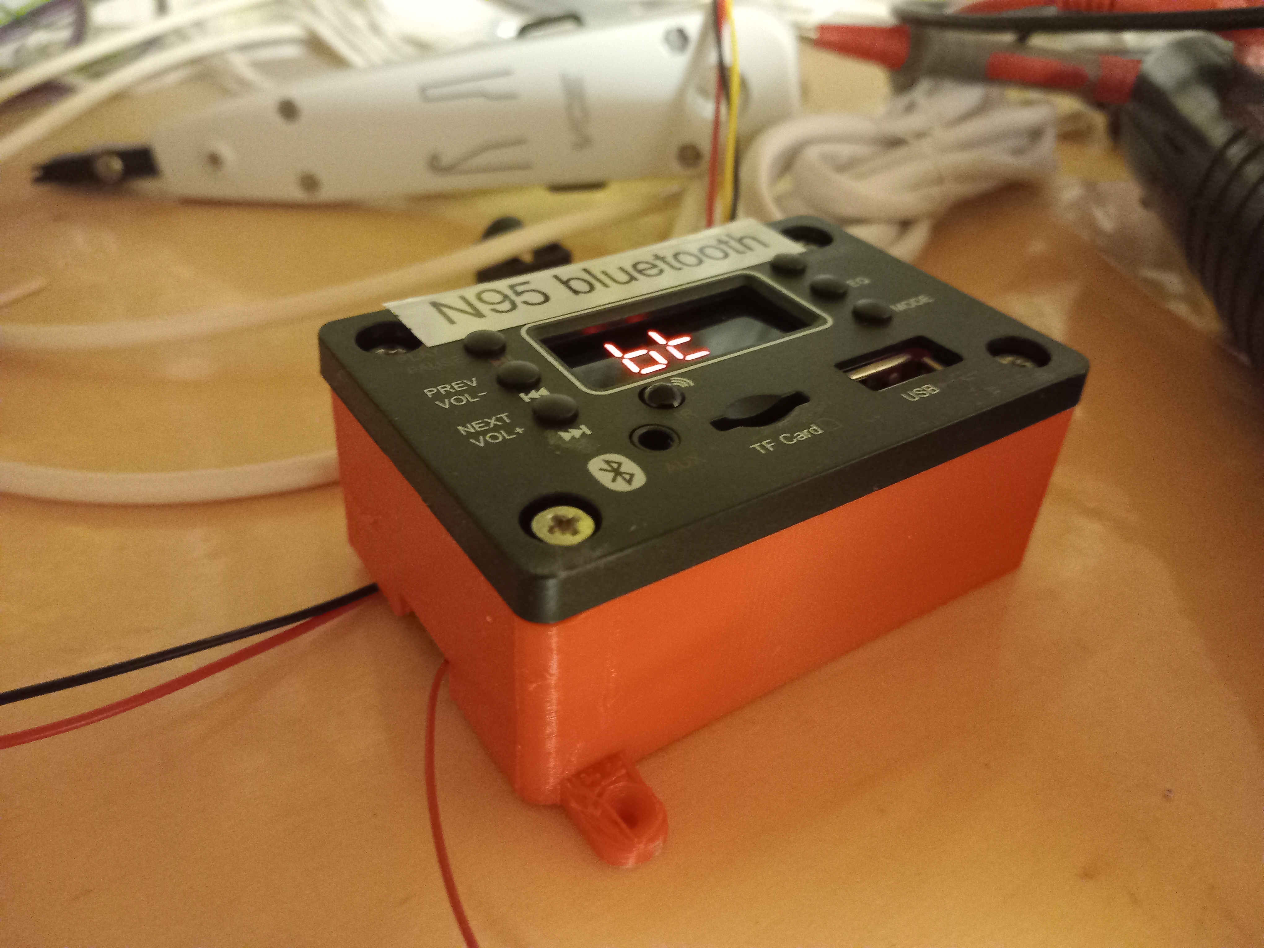 Audioverstärker Halterrung 3D model