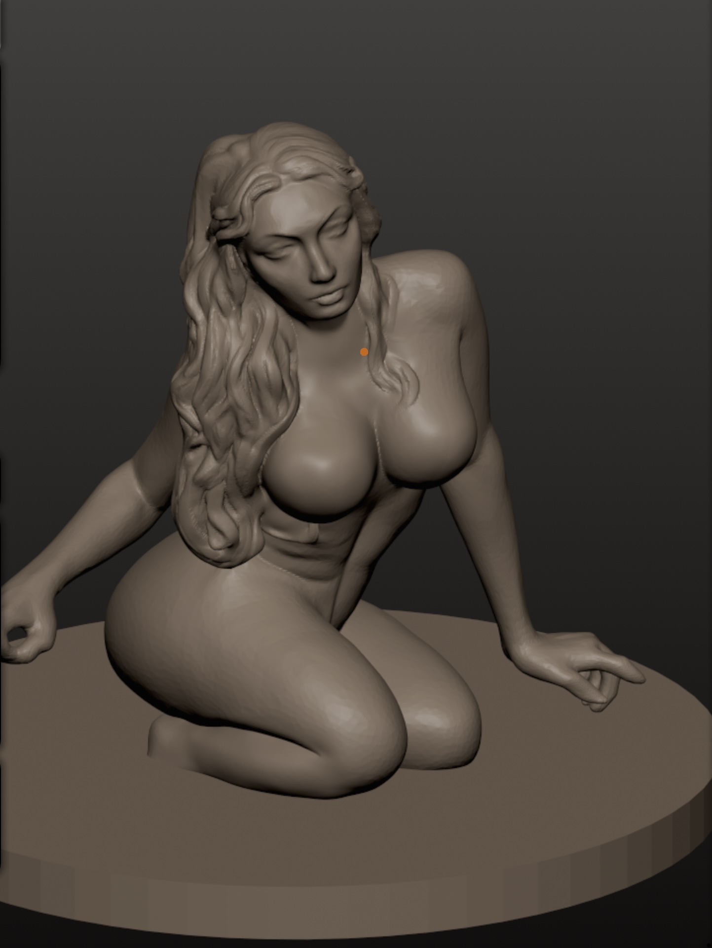 Lady sculpture