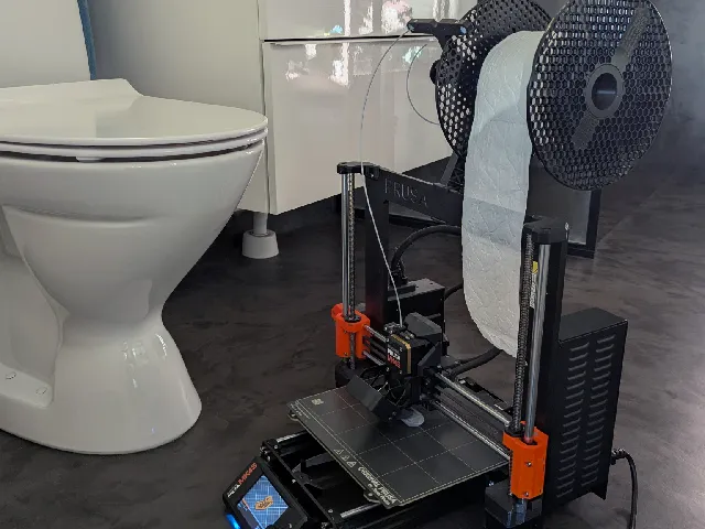 Toilet Paper Holder For NEW Prusament Spool