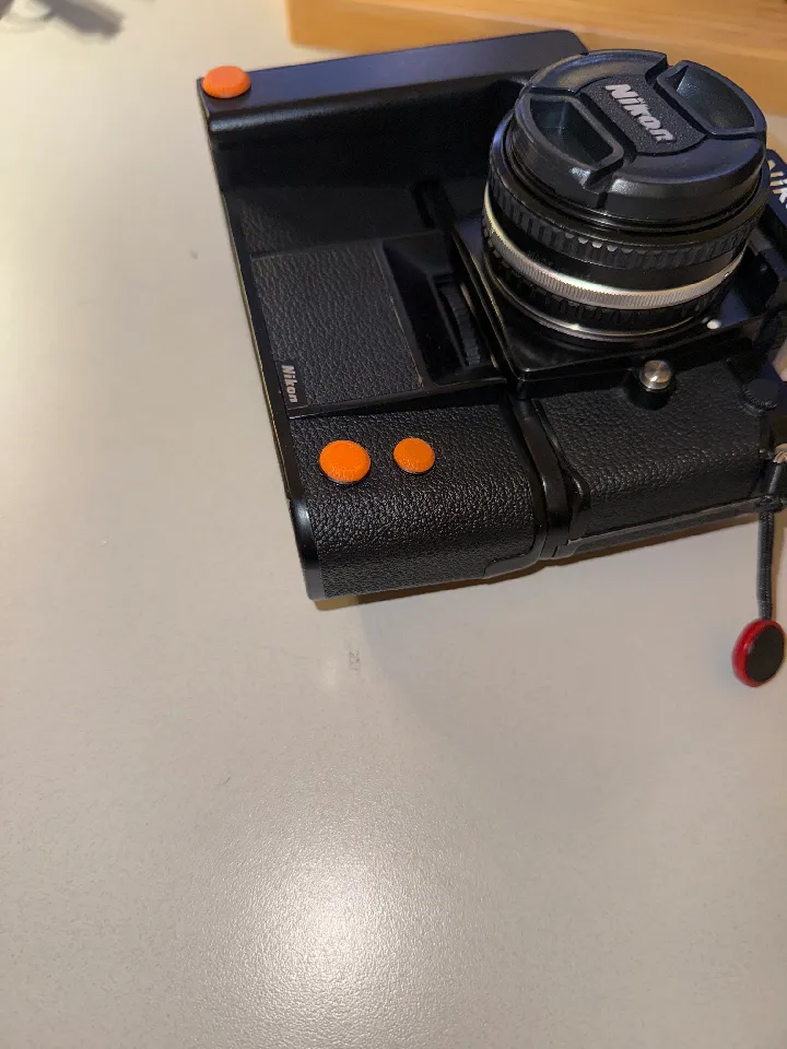 Nikon F3 MD-4 Motor Drive Terminal Cap Covers by notyahc67