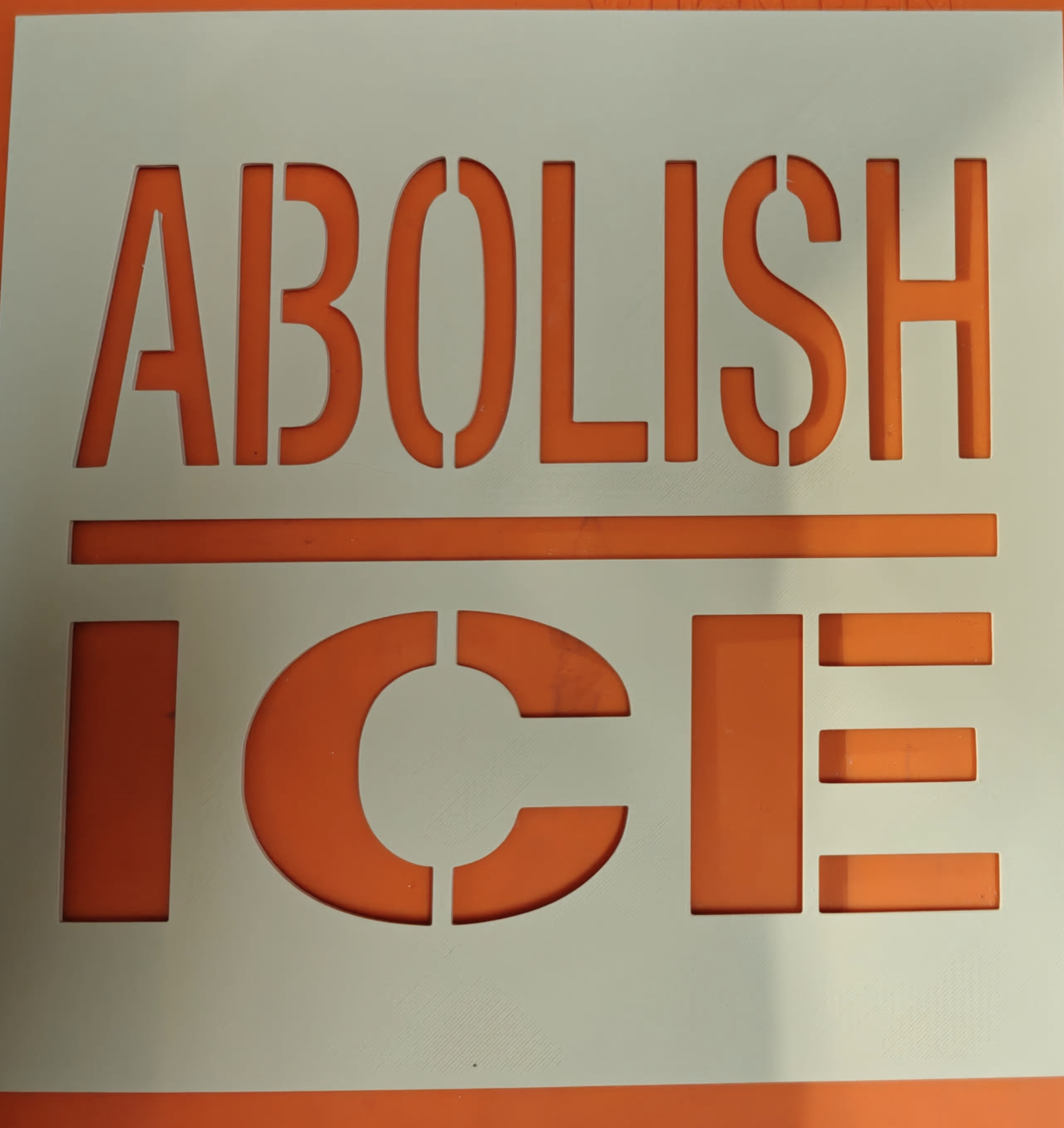 ABOLISH ICE Stencil