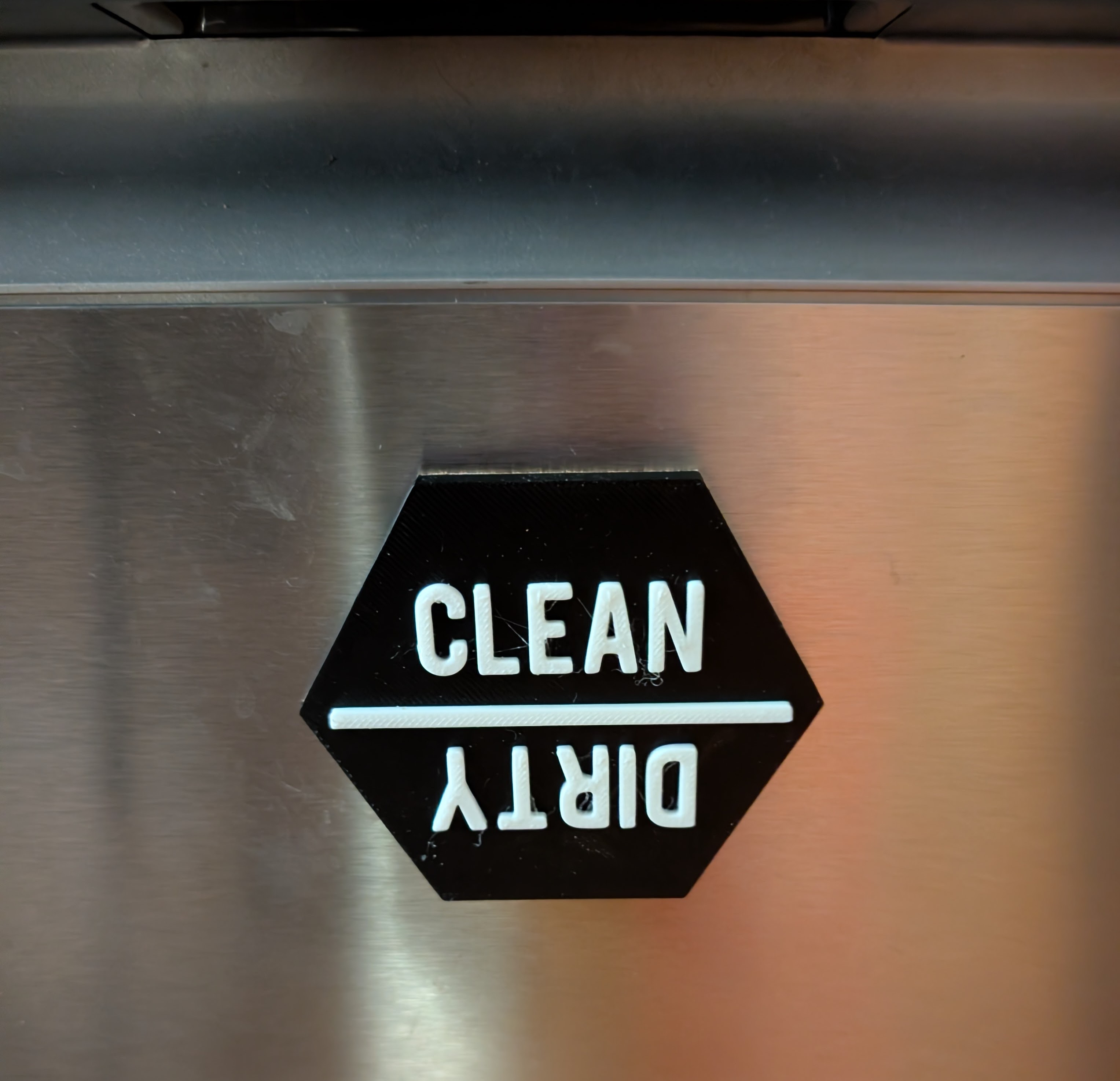 Clean/Dirty Dishwasher Magnet Magnet V2 - Harbor Freight Magnets 3D model