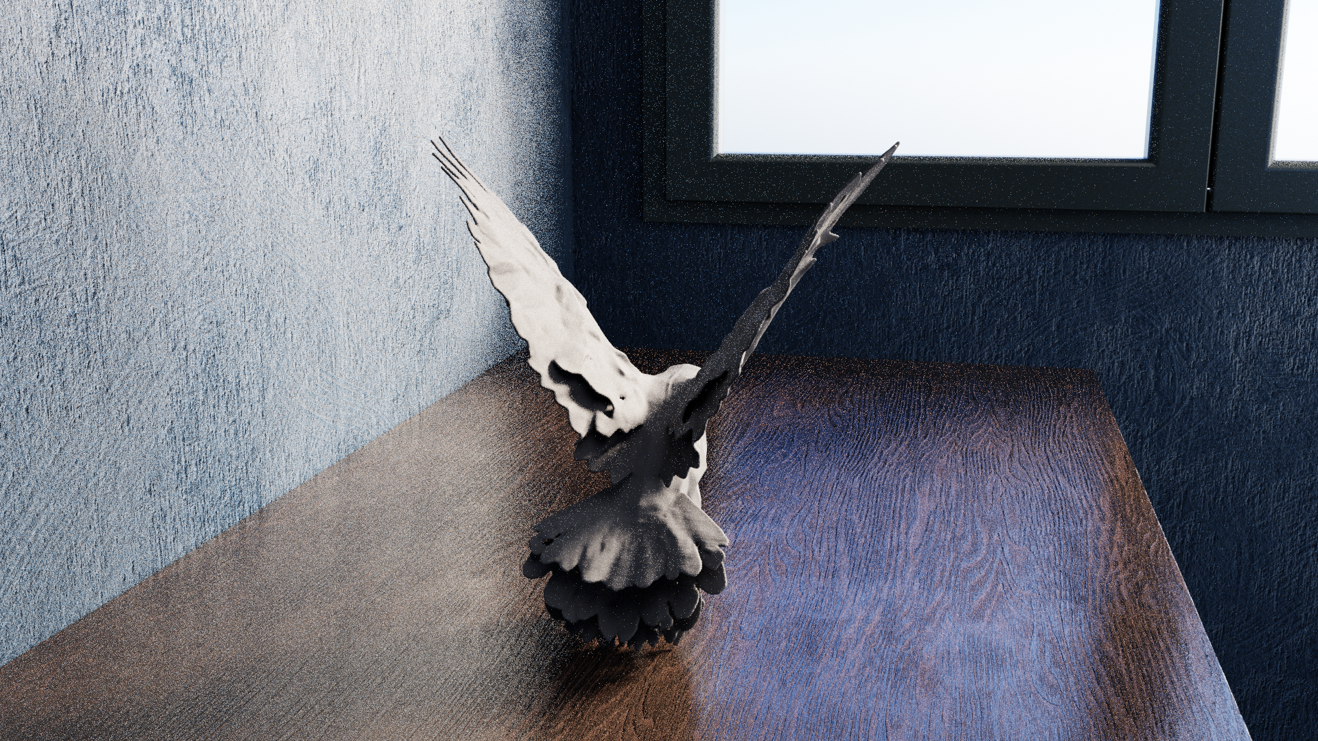 Miniatura 5 do modelo 3D Low Poly Eagle