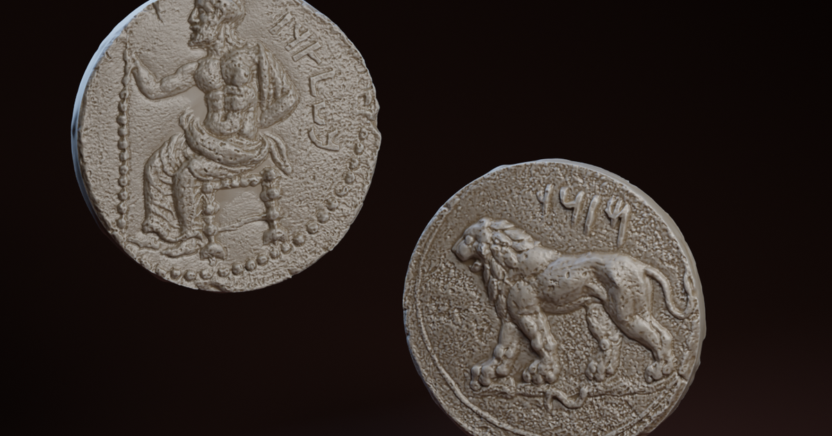 Mesopotamian Shekel by Peter Farell | Download free STL model ...