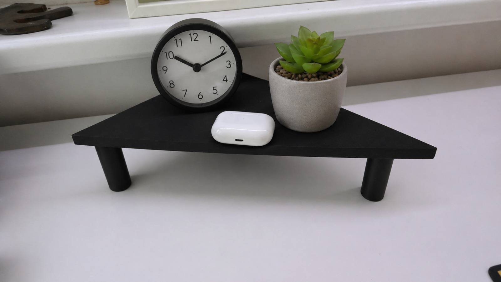 Modernes Eck-Regal Mini – Tisch & Wand Organizer