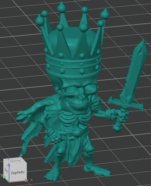 Miniatura 3 do modelo 3D Skeleton King MINIS