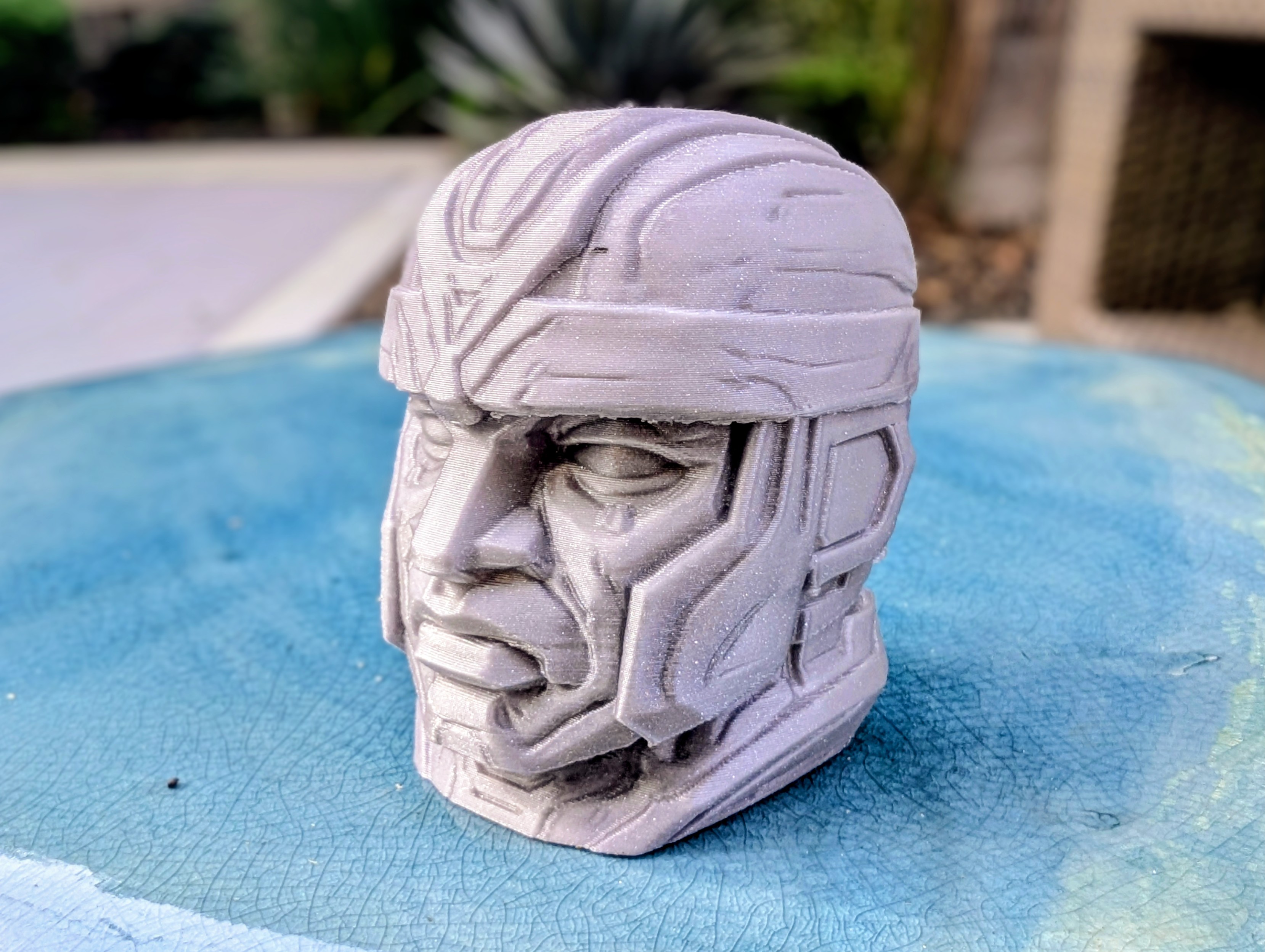 Olmec Prime - Futuristic Olmec Head Statue