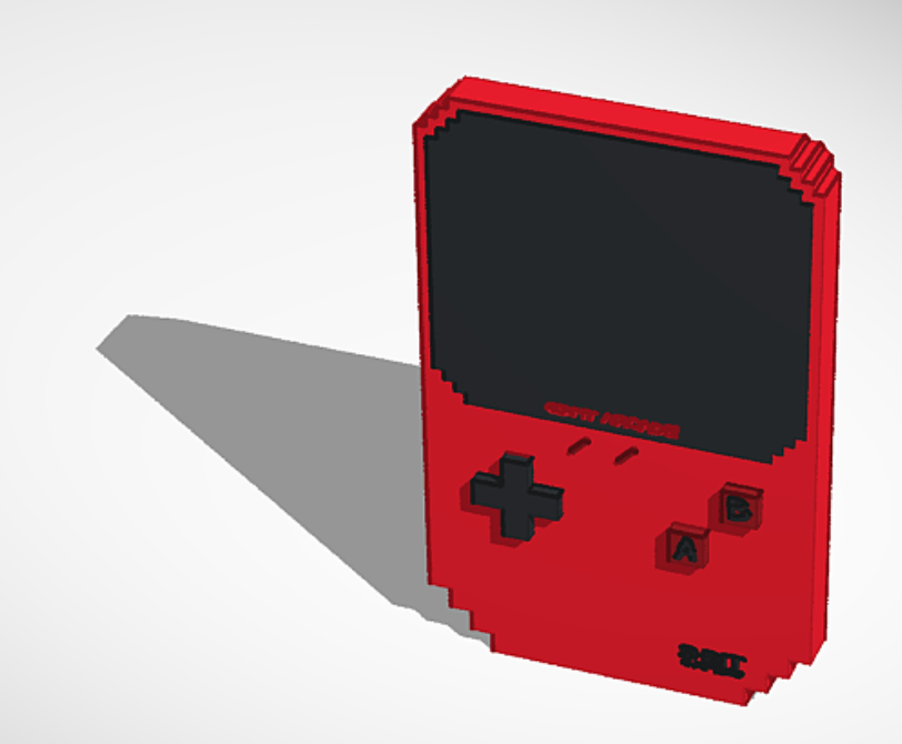 gameboy 3D model