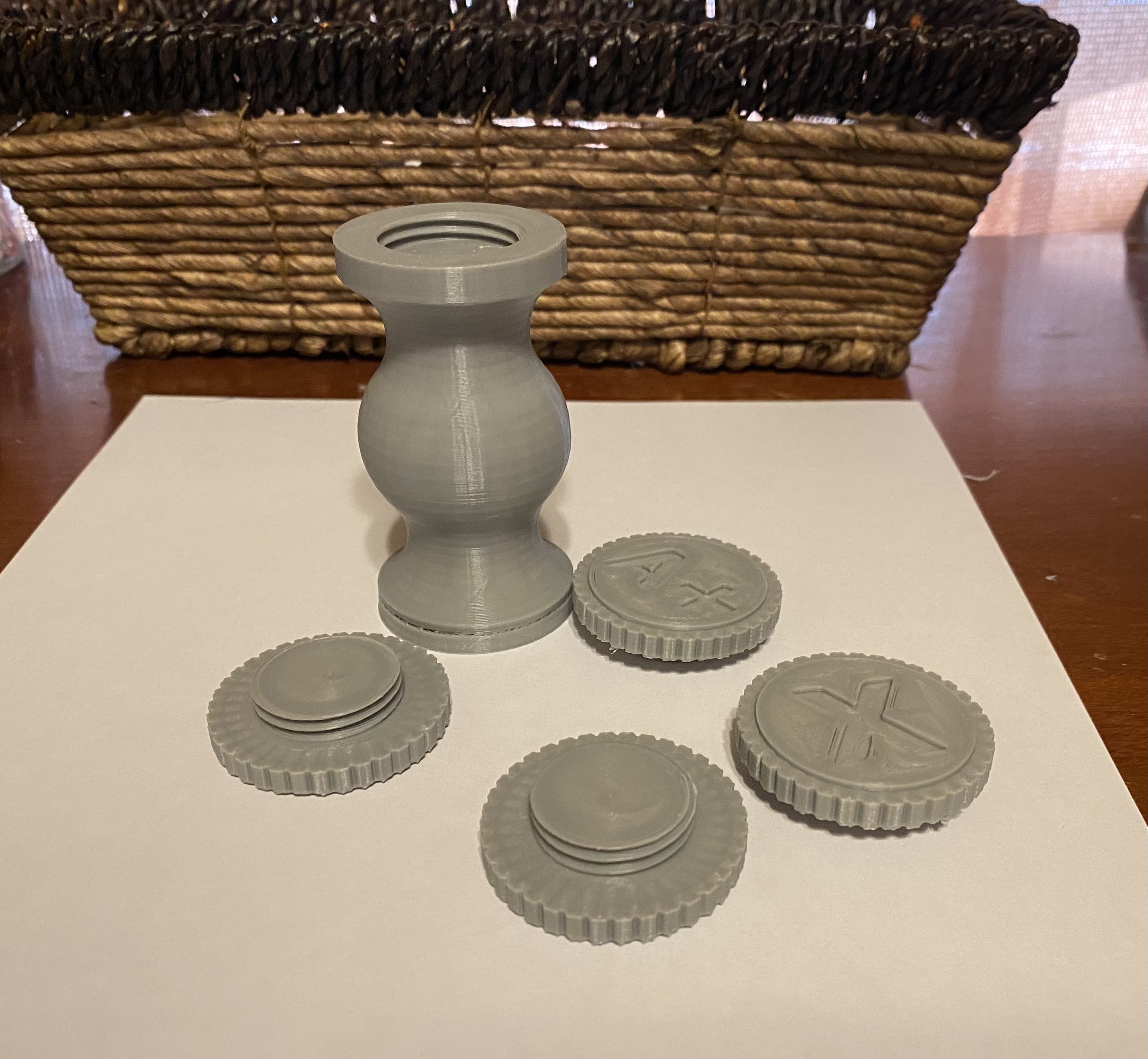 Miniatura 2 do modelo 3D Double Sided Grading Stamp (Interchangeable)