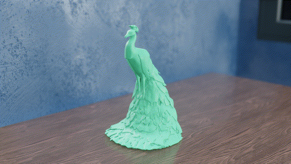 Low Poly Peacock — miniatura 3