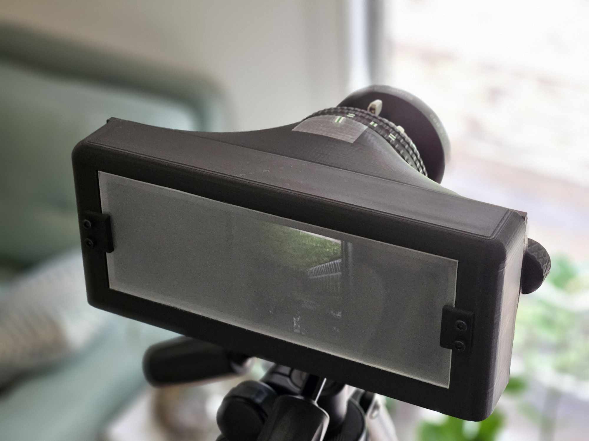 Open 6x17 Ground Glass Back and V8 lid mod (light tight) 3D model thumbnail