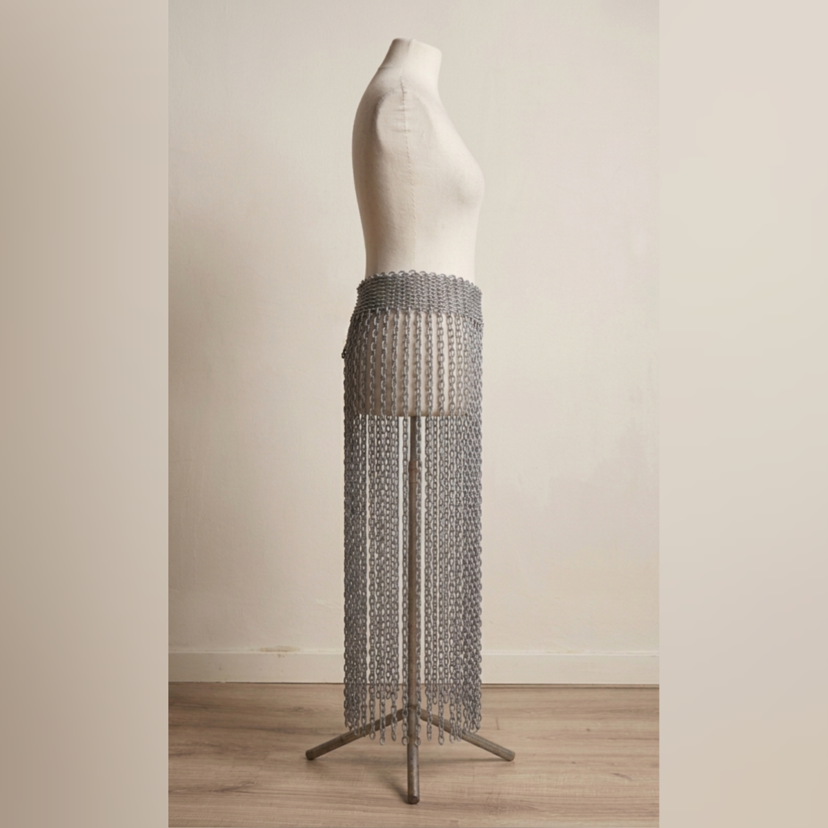 Chainmail Skirt Belt with Chains — thumbnail 2
