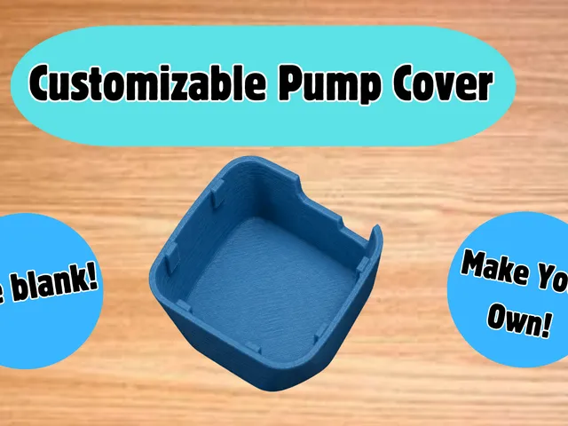 Customizable/ Blank Pump Cover For Elite Liquid
