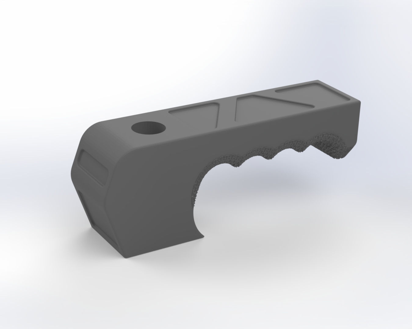 Camera Lens carry grip handle. 1/4" or M8 3D model