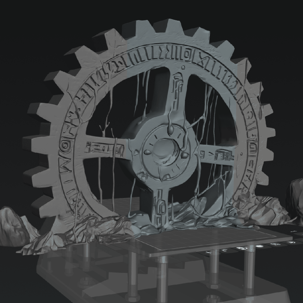 Fallen Skyhauler Gear Terrain - The Eightpints The Chamuscado Glass Wastes