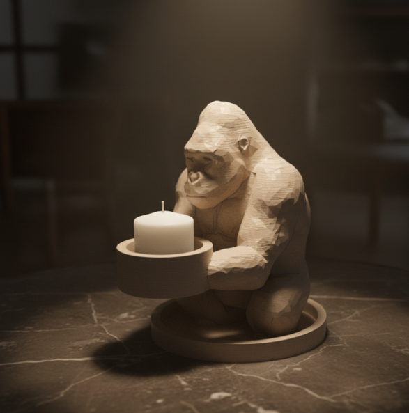 gorilla one candle