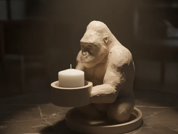 gorilla one candle