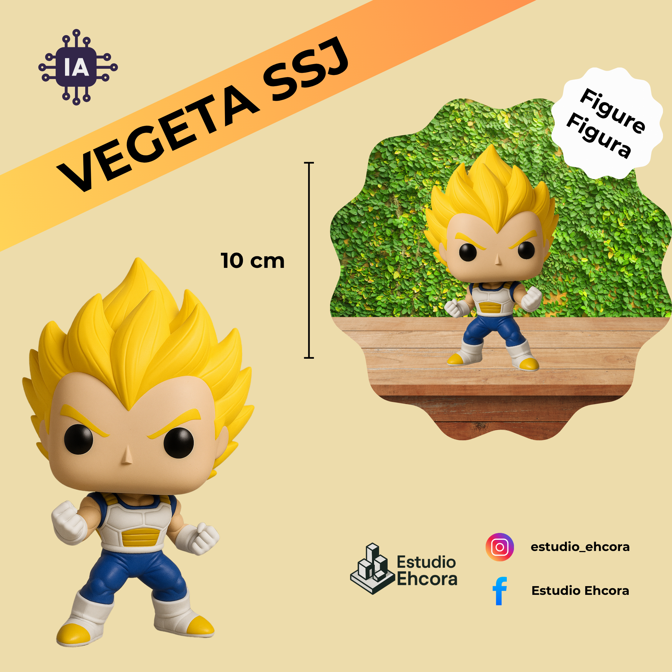 VEGETA SSJ FUNKO Figura 10cm