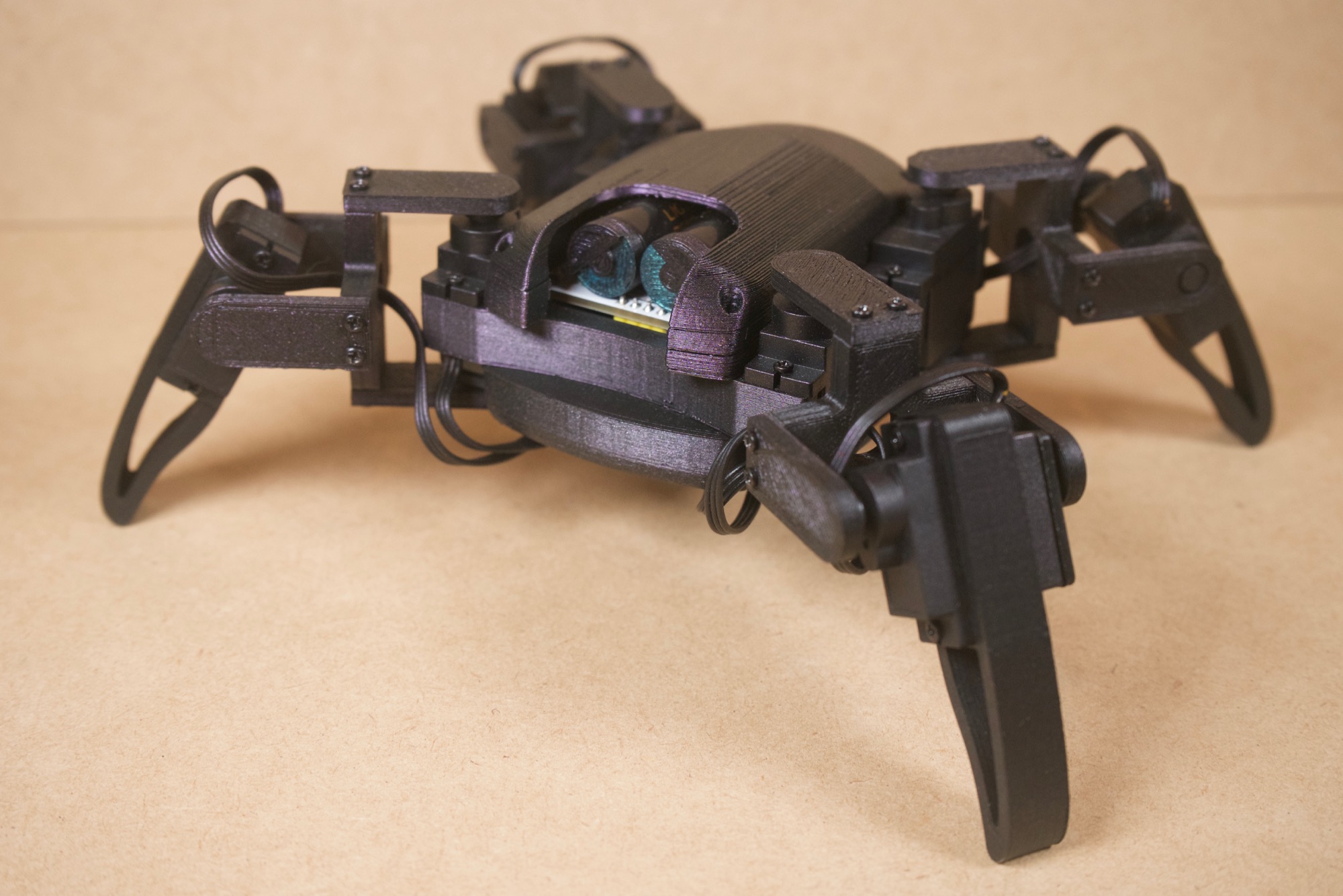 quad-robotic spider robot 2DOF