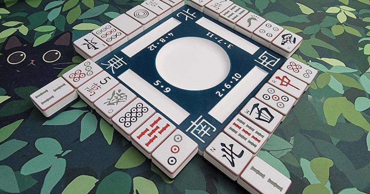 Riichi Mahjong Compass by My Vu | Download free STL model | Printables.com