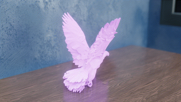 Miniatura 3 do modelo 3D Low Poly Eagle