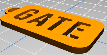 ''gate'' keychain — miniatura 3