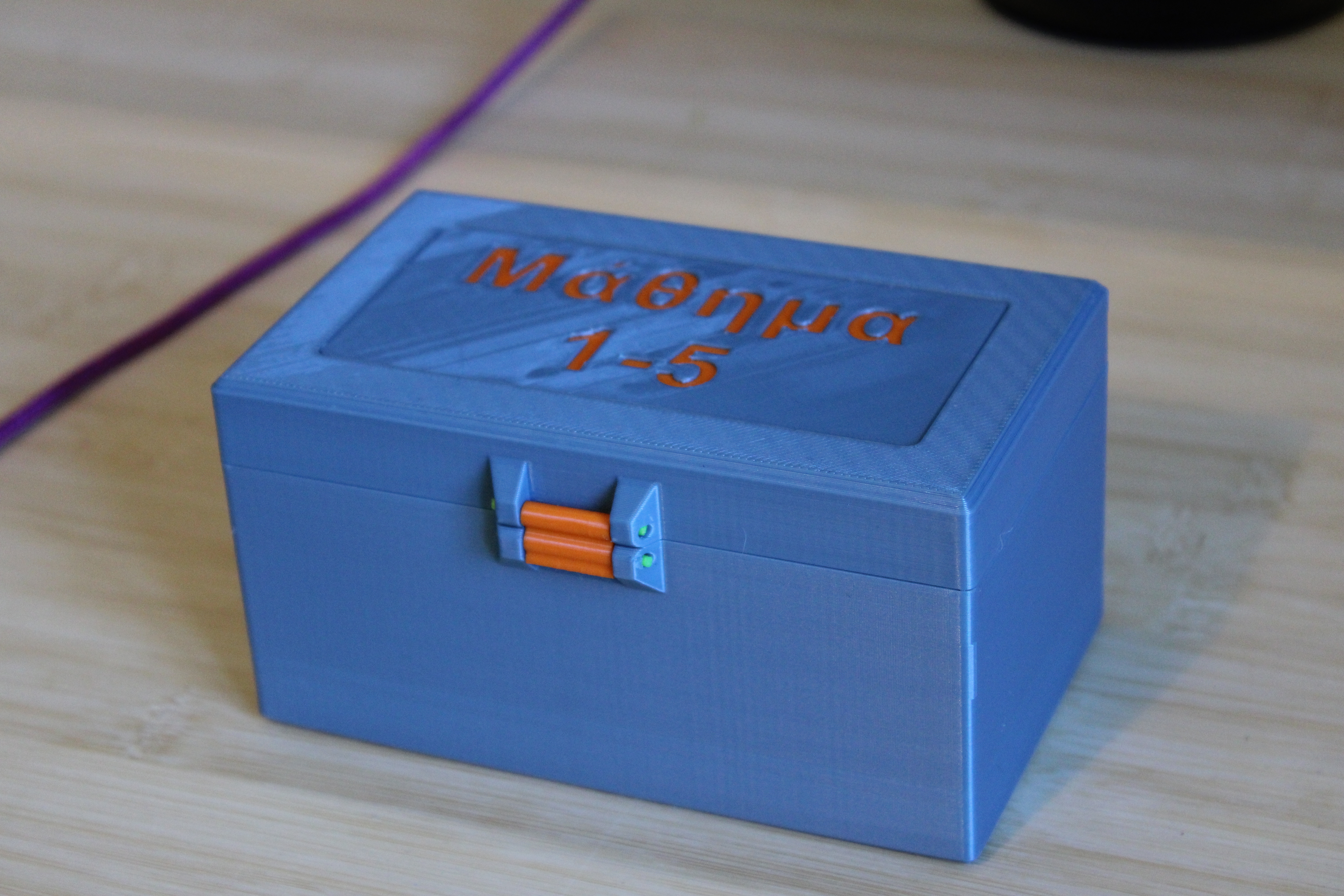 Customisable Index Card Box with Dividers