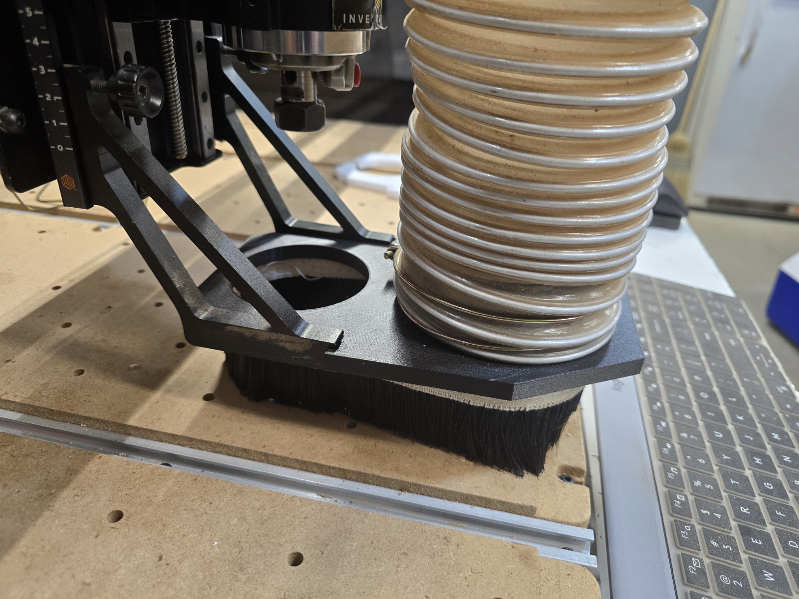 X-Carve Makita Router Dust Shoe 4" Dust Collection System