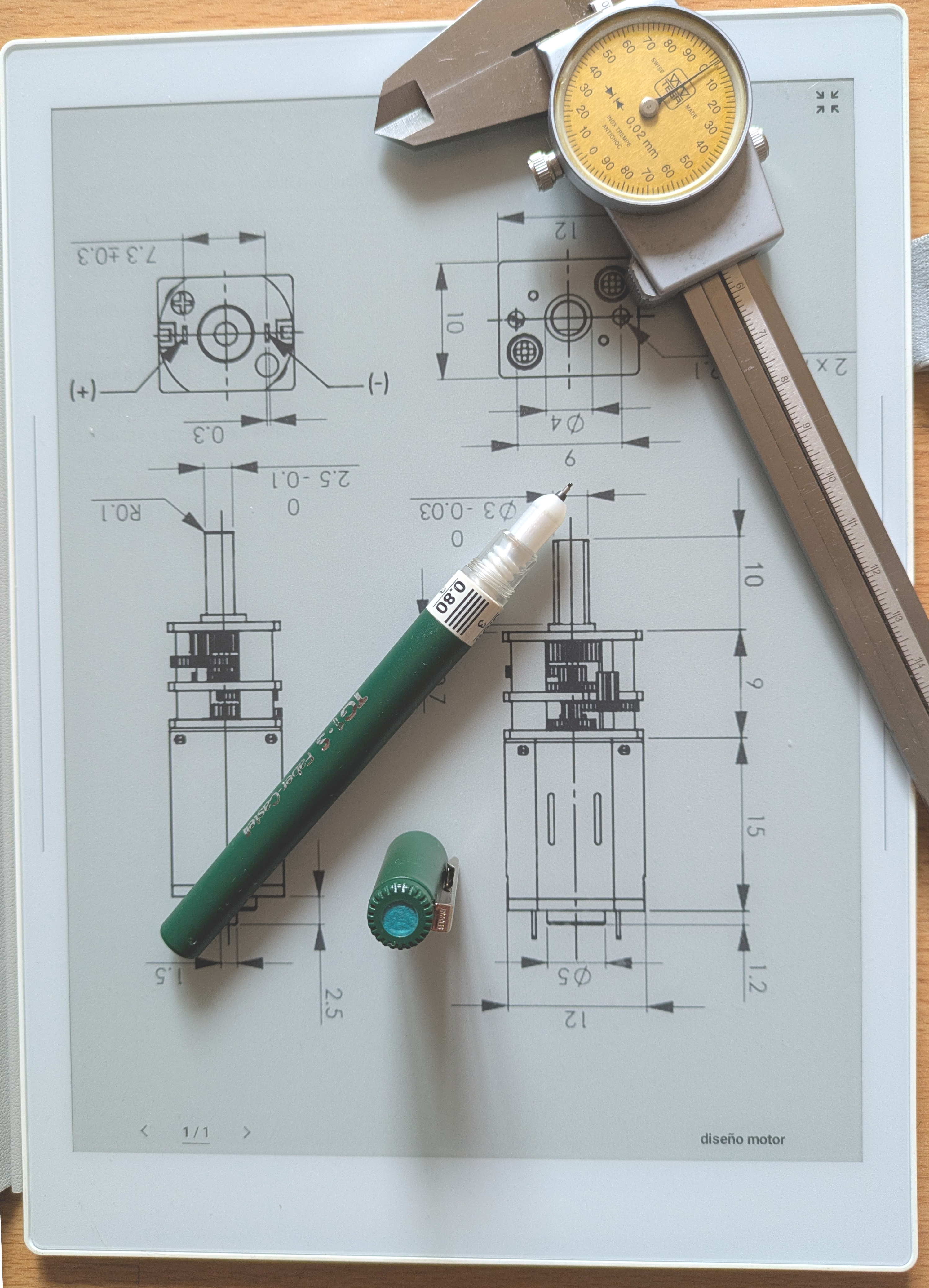 Supernote Refill with Faber-Castell TG1s