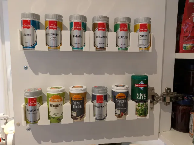 Yet Another Ostmann Spice Rack (no screws)