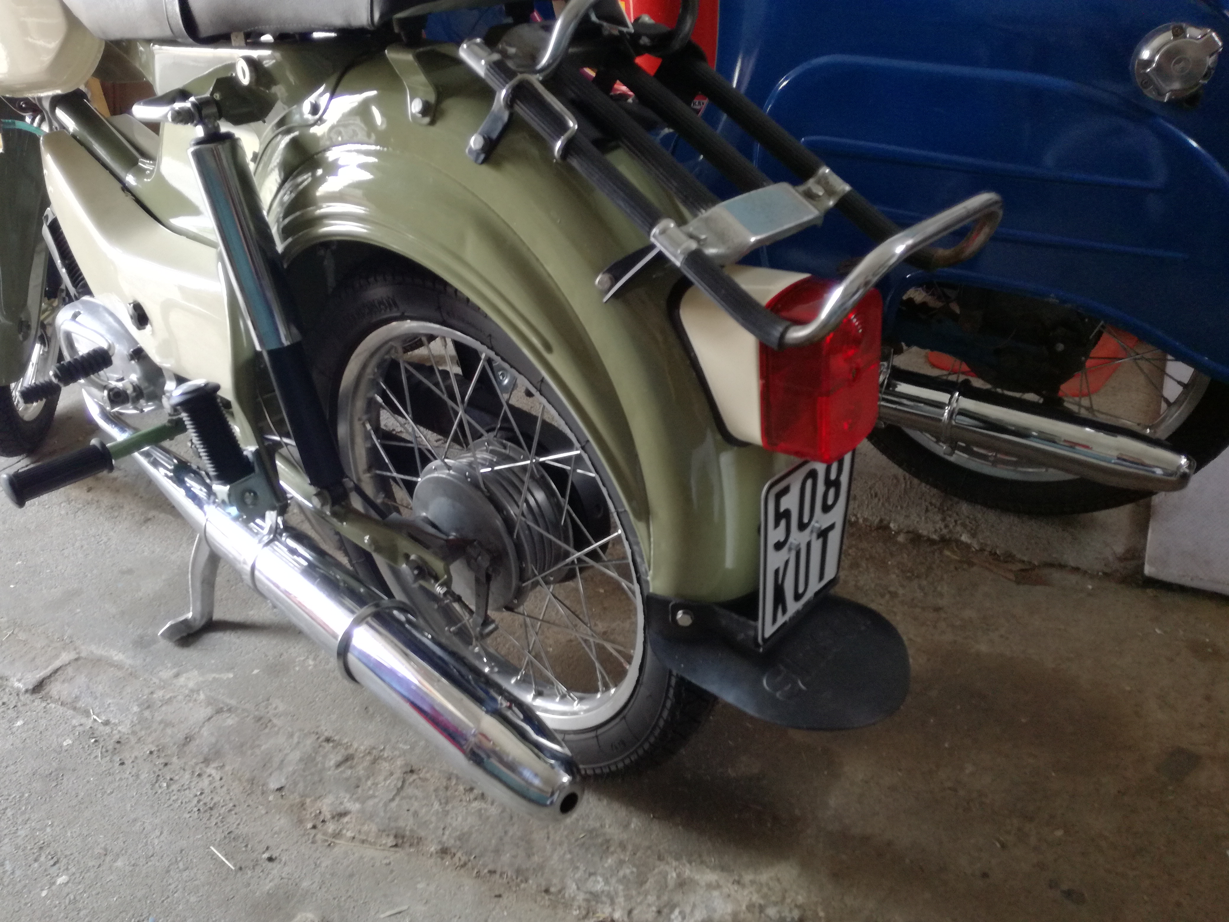 Simson SR4-4 Kennzeichenhalter