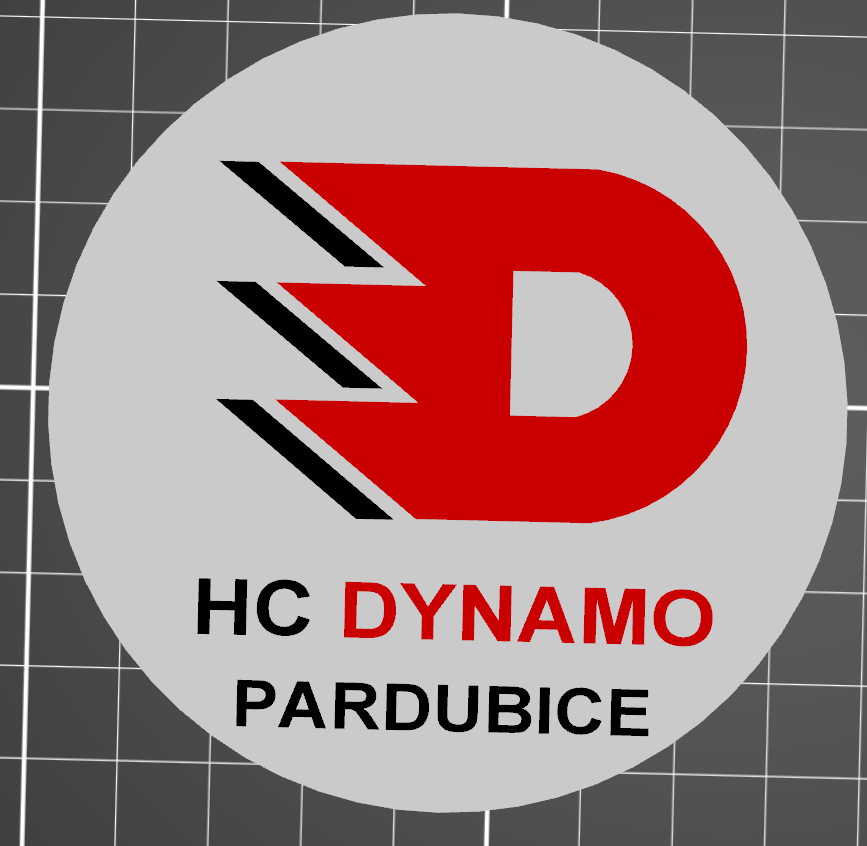 HC Dynamo Pardubice Coaster - Optimized for 0.4mm nozzle