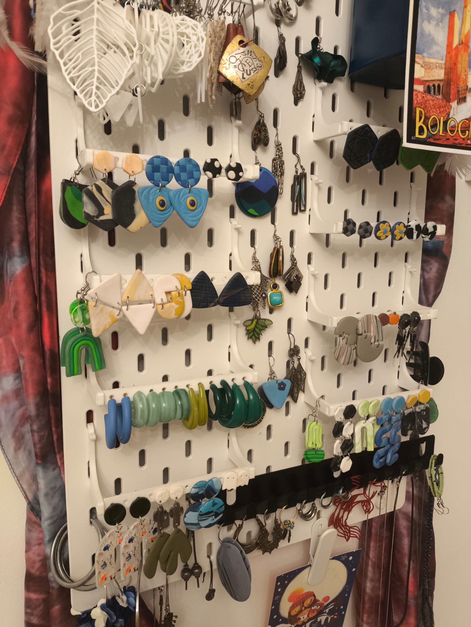 Ikea Skadis Earings Holder