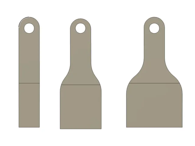 Mini spatula for thermal grease