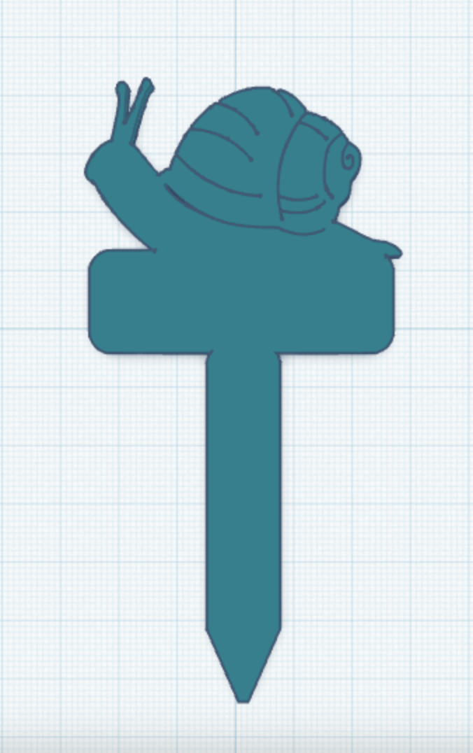 Snail Plant Marker