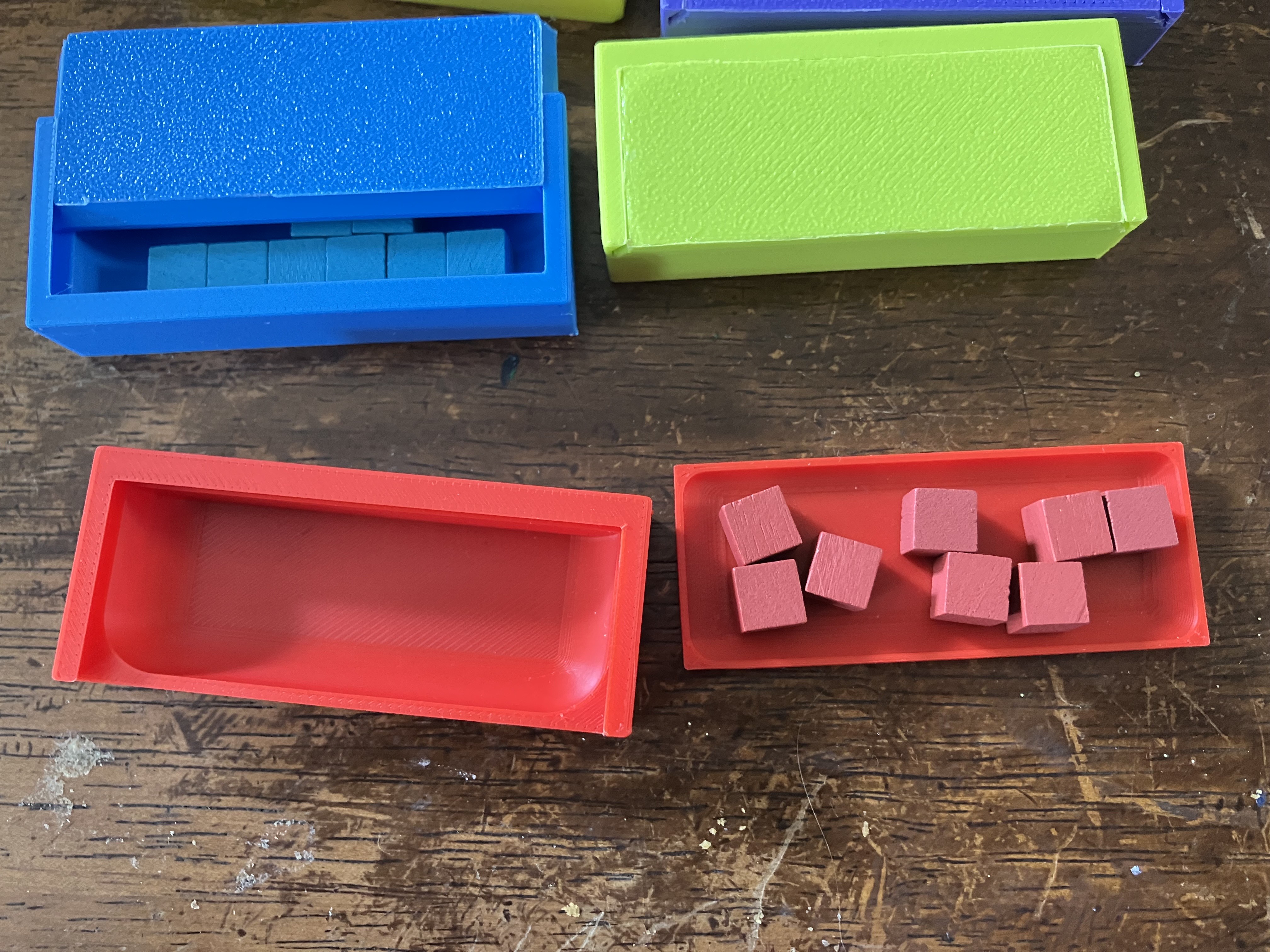 Wingspan Player Action Cube Storage Trays (Version 2!)