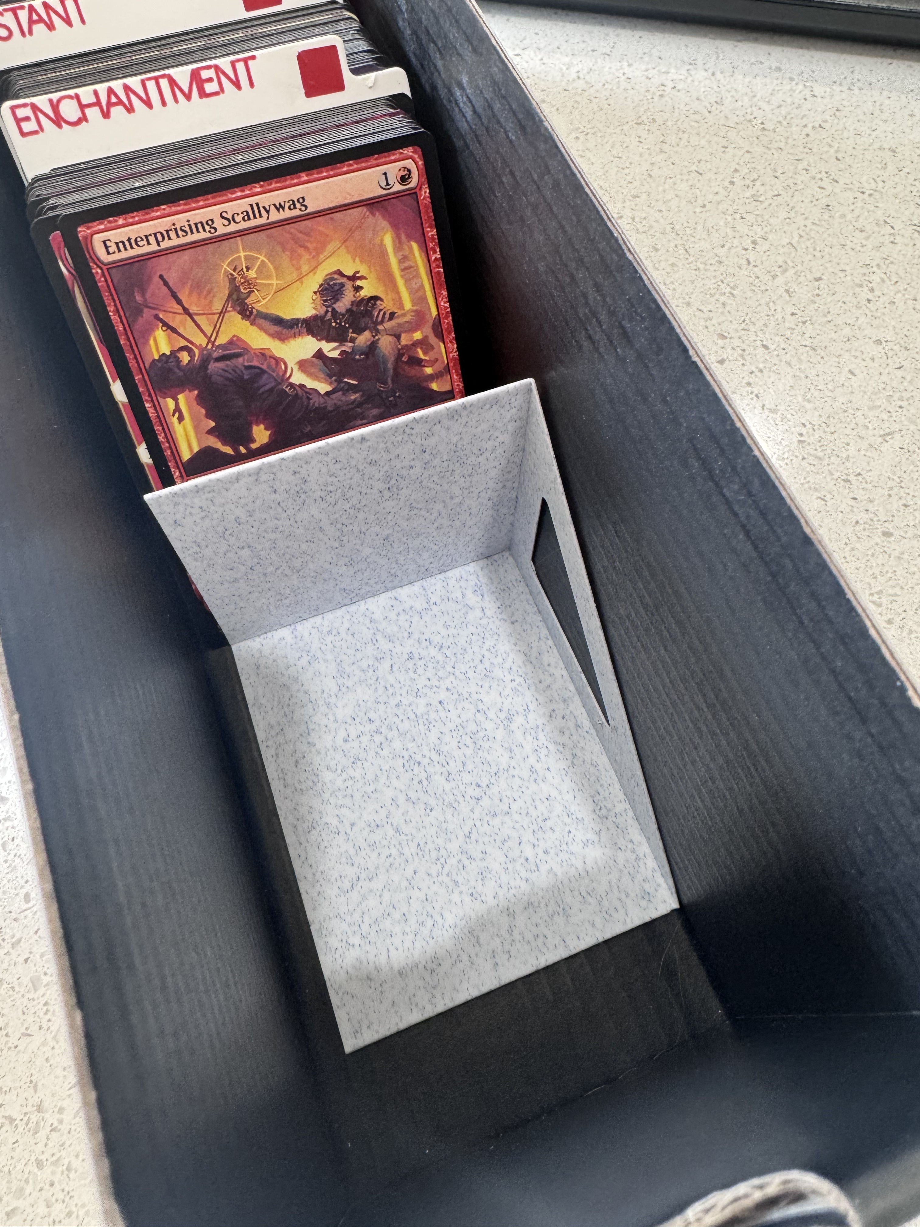 Card Seperator - Divider for Sorting in Box Trays