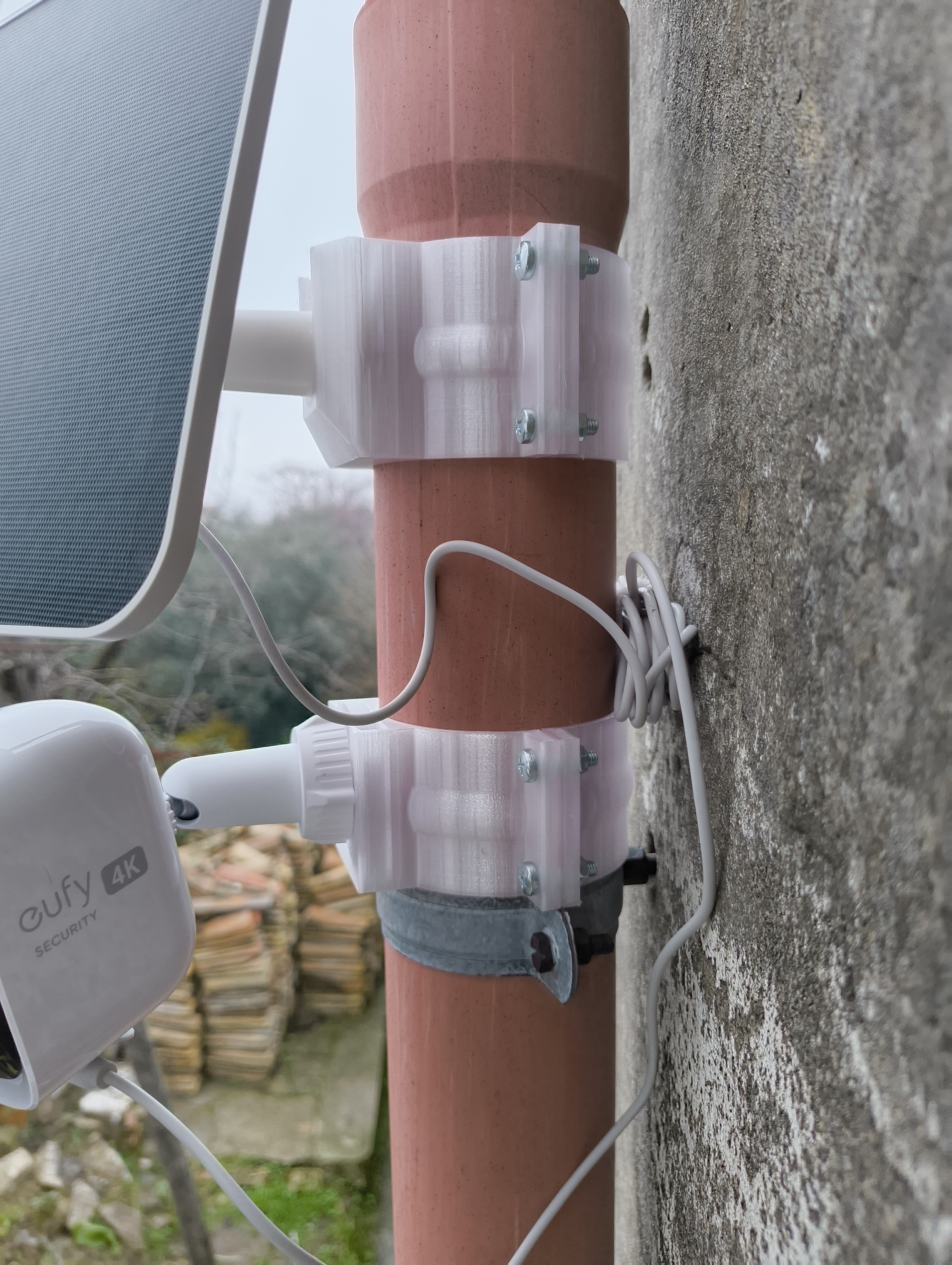 Eufy Solarpanel rainpipe mount (80mm)