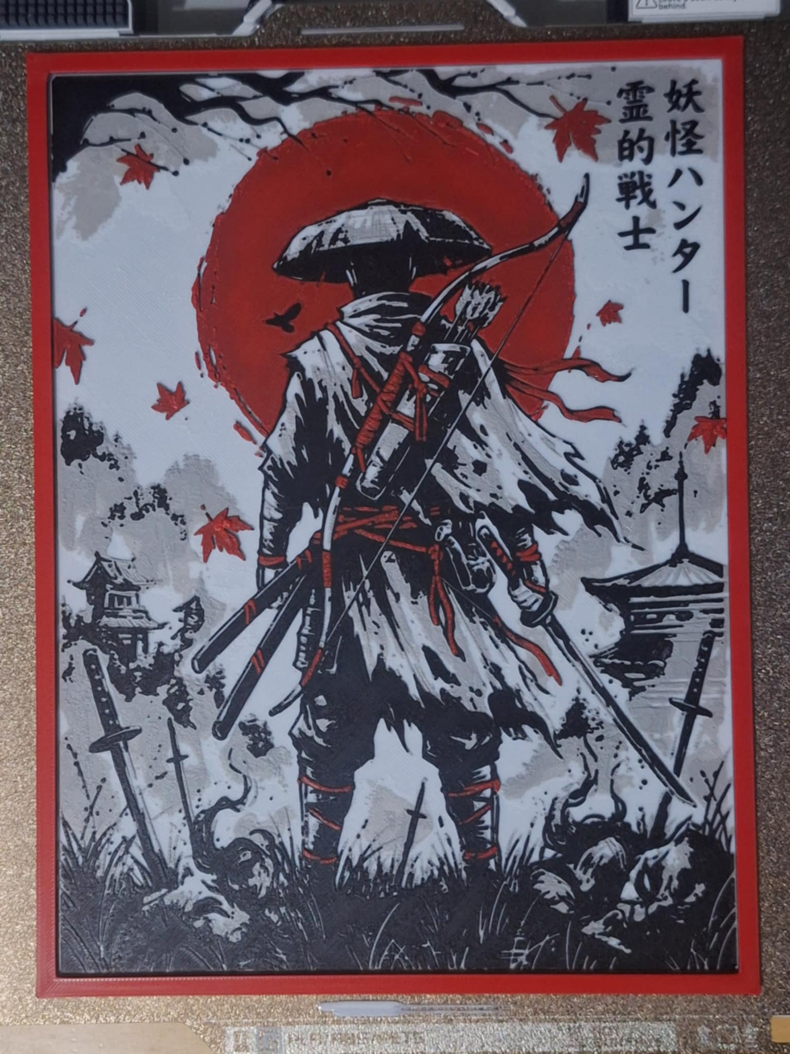 Japanese Samurai Hueforge