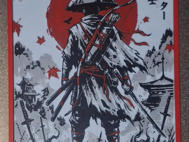 Japanese Samurai Hueforge