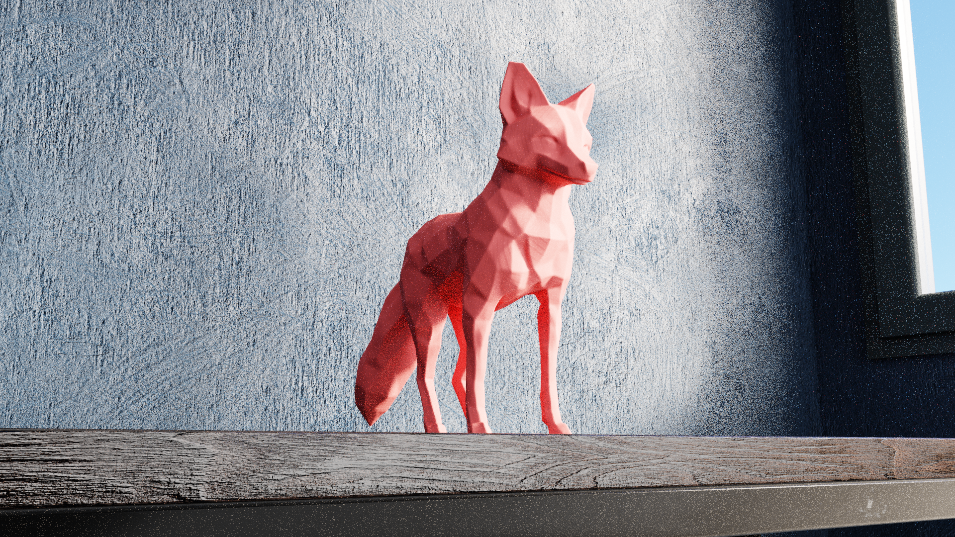 Low Poly Fox — miniatura 2