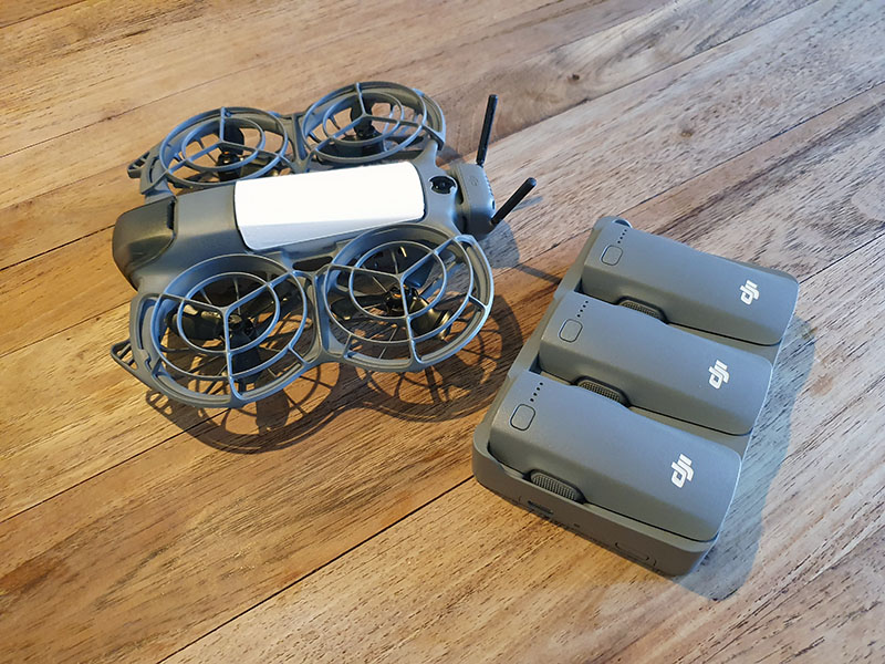 DJI Neo 2 Battery-Shaped Storage Box – Connector Protection & Accessory Case