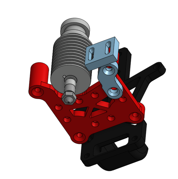 Eddy Probe Holder for Vzbot Printhead