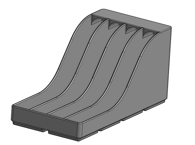 Gridfinity pliers and nippers rack - Smaller Versions (1x4 & 2x4)