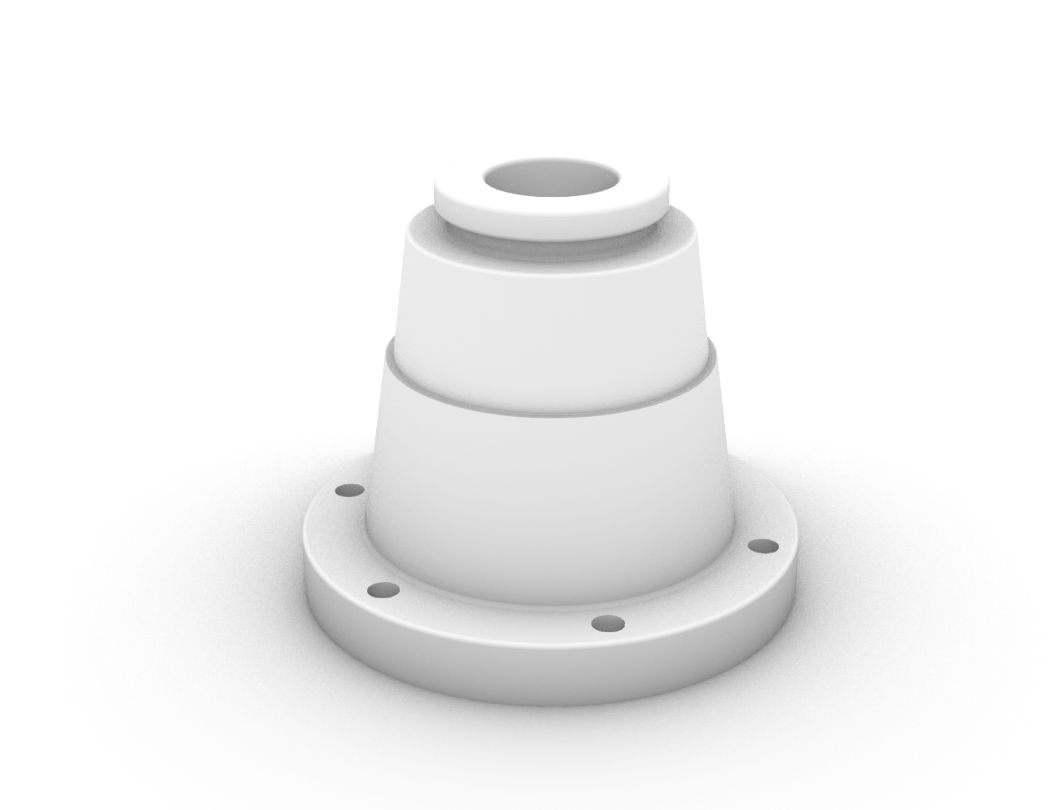 Ghostbusters leg hose connector - accurate, sewn on version