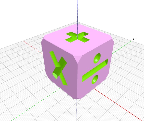 Mathematical Symbols Cube — miniatura 2