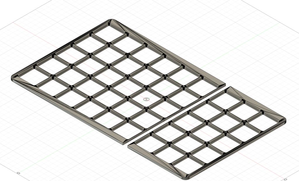 Gridfinity Baseplate Flexispot "Untertisch Aktenschrank RW2"