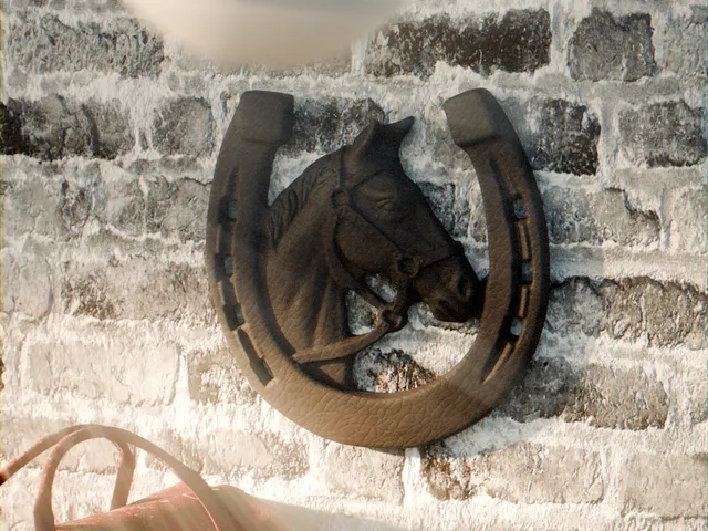 Horseshoe with Horse Head – wall decoration