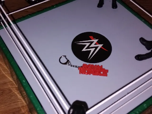 WWE Royal Rumble Logo Keychain